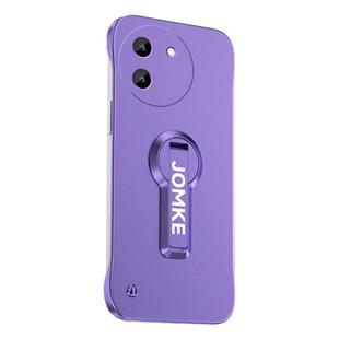 For vivo Y200i Baking Varnish 360 Rotate Holder No Frame PC Phone Case(Purple)