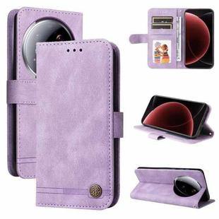 For Xiaomi 15 Ultra Skin Feel Life Tree Metal Button Leather Phone Case(Purple)