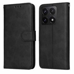 For Xiaomi 14T Classic Calf Texture Flip Leather Phone Case(Black)