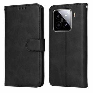 For Xiaomi 15 Classic Calf Texture Flip Leather Phone Case(Black)