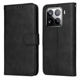 For Xiaomi 15 Pro Classic Calf Texture Flip Leather Phone Case(Black)