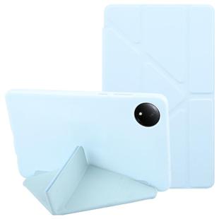 For Xiaomi Redmi Pad SE 8.7 Deformation Silicone Leather Tablet Case(Sky Blue)