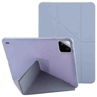 For Xiaomi Pad 7 / 7 Pro Deformation Silicone Leather Tablet Case(Lavender)