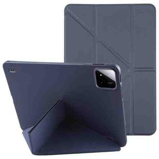 For Xiaomi Pad 7 / 7 Pro Deformation Silicone Leather Tablet Case(Dark Blue)