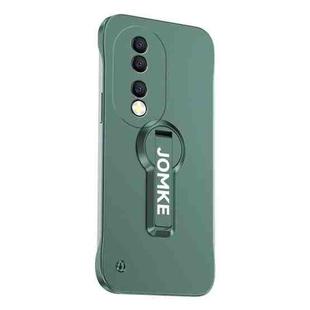 For Honor 90 Baking Varnish 360 Rotate Holder No Frame PC Phone Case(Green)