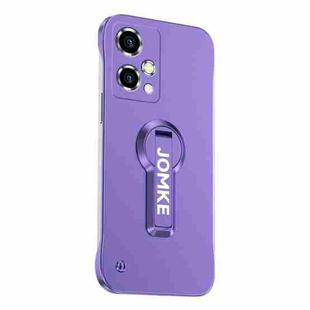 For Honor 90 GT Baking Varnish 360 Rotate Holder No Frame PC Phone Case(Purple)