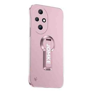 For Honor 200 Pro Baking Varnish 360 Rotate Holder No Frame PC Phone Case(Pink)