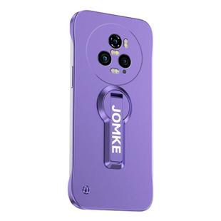 For Honor Magic5 Pro Baking Varnish 360 Rotate Holder No Frame PC Phone Case(Purple)