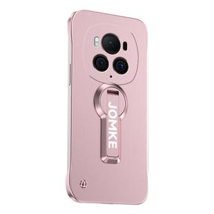 For Honor Magic6 Baking Varnish 360 Rotate Holder No Frame PC Phone Case(Pink)