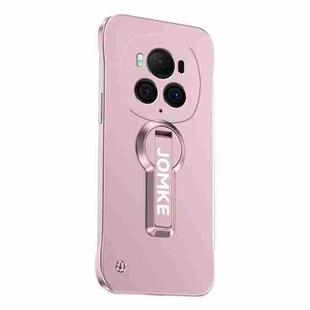 For Honor Magic6 Pro Baking Varnish 360 Rotate Holder No Frame PC Phone Case(Pink)