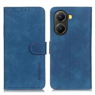 For Xiaomi Poco X7 Pro KHAZNEH Retro Texture Flip Leather Phone Case(Blue)