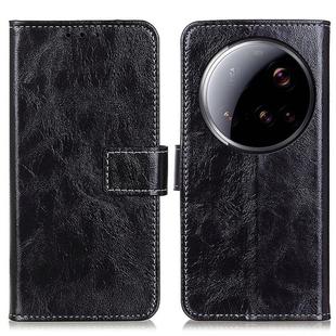 For Xiaomi 15 Ultra Retro Crazy Horse Texture Leather Phone Case(Black)