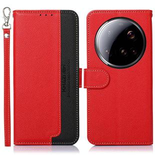 For Xiaomi 15 Ultra KHAZNEH Litchi Texture Leather RFID Phone Case(Red)