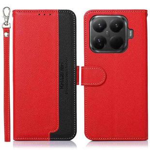 For Xiaomi 15T Pro 5G KHAZNEH Litchi Texture Leather RFID Phone Case(Red)