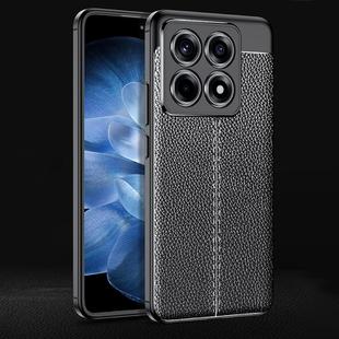 For Xiaomi 14T Pro Litchi Texture Shockproof TPU Phone Case(Black)