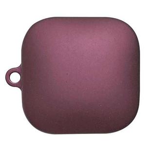 For Redmi Buds 6 Active Edition Solid Color Hard PC Frosted Bluetooth Earphone Protective Case(Wine Red)