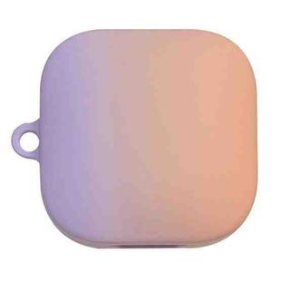 For Redmi Buds 6 Active Edition Gradient Hard PC Frosted Bluetooth Earphone Protective Case(Purple Orange)