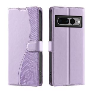 For Google Pixel 7 Pro Voltage Ultra-thin Dot Leather Phone Case(Purple)