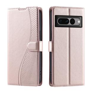 For Google Pixel 7 Pro Voltage Ultra-thin Dot Leather Phone Case(Rose Gold)