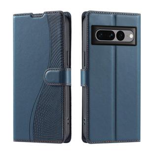 For Google Pixel 7 Pro Voltage Ultra-thin Dot Leather Phone Case(Blue)