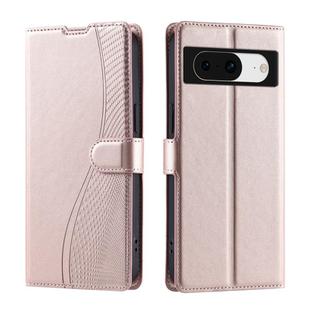 For Google Pixel 8 Voltage Ultra-thin Dot Leather Phone Case(Rose Gold)