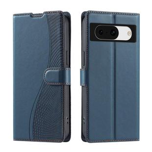 For Google Pixel 8a Voltage Ultra-thin Dot Leather Phone Case(Blue)