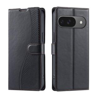 For Google Pixel 9 / 9 Pro Voltage Ultra-thin Dot Leather Phone Case(Black)