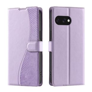 For Google Pixel 9a Voltage Ultra-thin Dot Leather Phone Case(Purple)