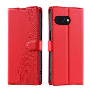 For Google Pixel 9a Voltage Ultra-thin Dot Leather Phone Case(Red)