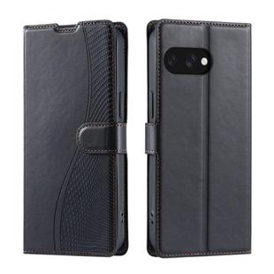 For Google Pixel 9a Voltage Ultra-thin Dot Leather Phone Case(Black)