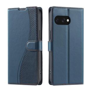 For Google Pixel 9a Voltage Ultra-thin Dot Leather Phone Case(Blue)