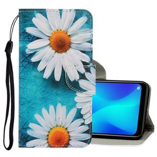 For OPPO A1k 3D Colored Drawing Horizontal Flip PU Leather Case with Holder & Card Slots & Wallet(Chrysanthemum)