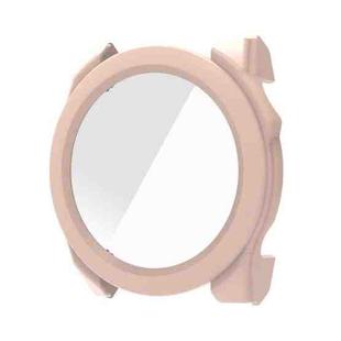 For Garmin Fenix 8 AMOLED  / 8 MIP 51mm Tempered Glass Film Integrated PC Watch Protective Case(Pink)