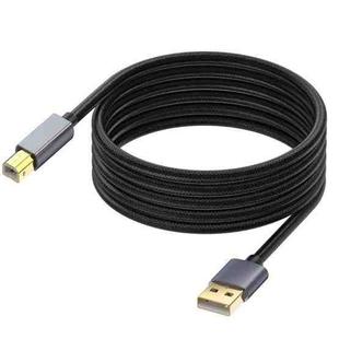 USB 2.0 A Male to B Male Square Port Printer Data Transmission Extension Cable, Length:3m