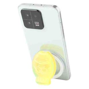 Magnetic Fish Folding Airbag Phone Holder(Yellow)