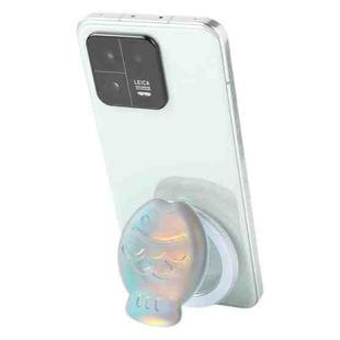 Magnetic Fish Folding Airbag Phone Holder(Grey)