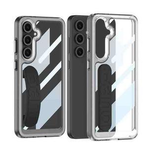 For Samsung Galaxy S24 FE 5G GKK Space Silicone Wristband Phone Case(Black)