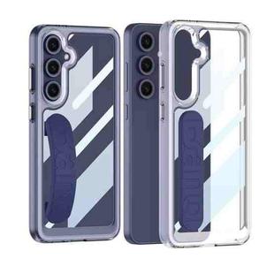 For Samsung Galaxy S24 FE 5G GKK Space Silicone Wristband Phone Case(Blue)