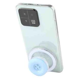 Button Magnetic Air Bag Phone Holder(Light Blue)