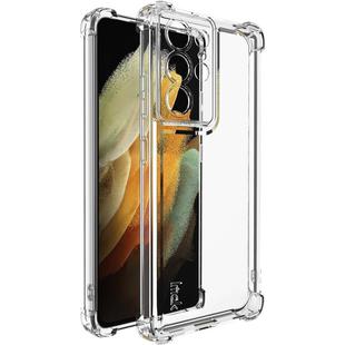 For Samsung Galaxy S21 Ultra 5G IMAK UX-4 Series Four-corner Shockproof Phone Case(Transparent)