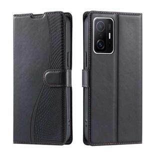 For Xiaomi Mi 11T / 11T Pro Voltage Ultra-thin Dot Leather Phone Case(Black)