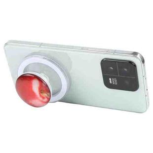 Fruit Pattern Magnetic Airbag Phone Holder(Red Apple)