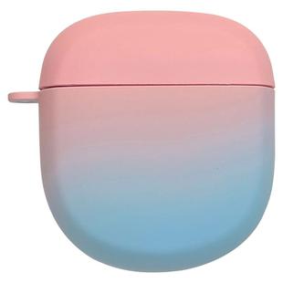 For Bose QuietComfort Earbuds II / Ultra Gradient PC Frosted Earphone Protective Case(Pink Blue)