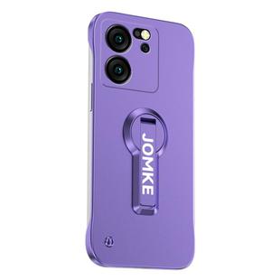 For Redmi K60 Ultra Baking Varnish 360 Rotate Holder No Frame PC Phone Case(Purple)