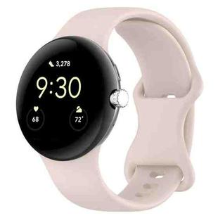 For Google Pixel Watch 3 41mm Official Silicone Watch Band(Pink)