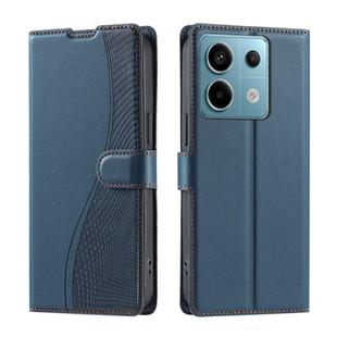 For Redmi Note 13 Pro 5G Voltage Ultra-thin Dot Leather Phone Case(Blue)