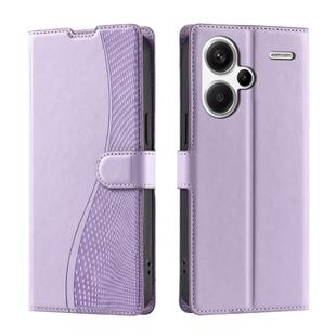 For Redmi Note 13 Pro+ 5G Voltage Ultra-thin Dot Leather Phone Case(Purple)