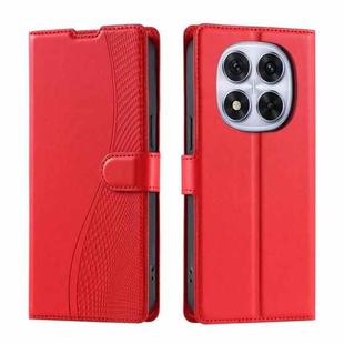 For Redmi Note 14 Pro 5G / 14 Pro+ 5G Voltage Ultra-thin Dot Leather Phone Case(Red)