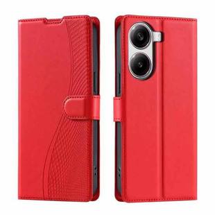 For Redmi Turbo 4 5G / Poco X7 Pro 5G Voltage Ultra-thin Dot Leather Phone Case(Red)