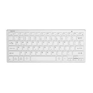 Yesido KB11 Portable 78 Keys 2.4G Bluetooth Dual-mode Wireless Computer Keyboard(White)